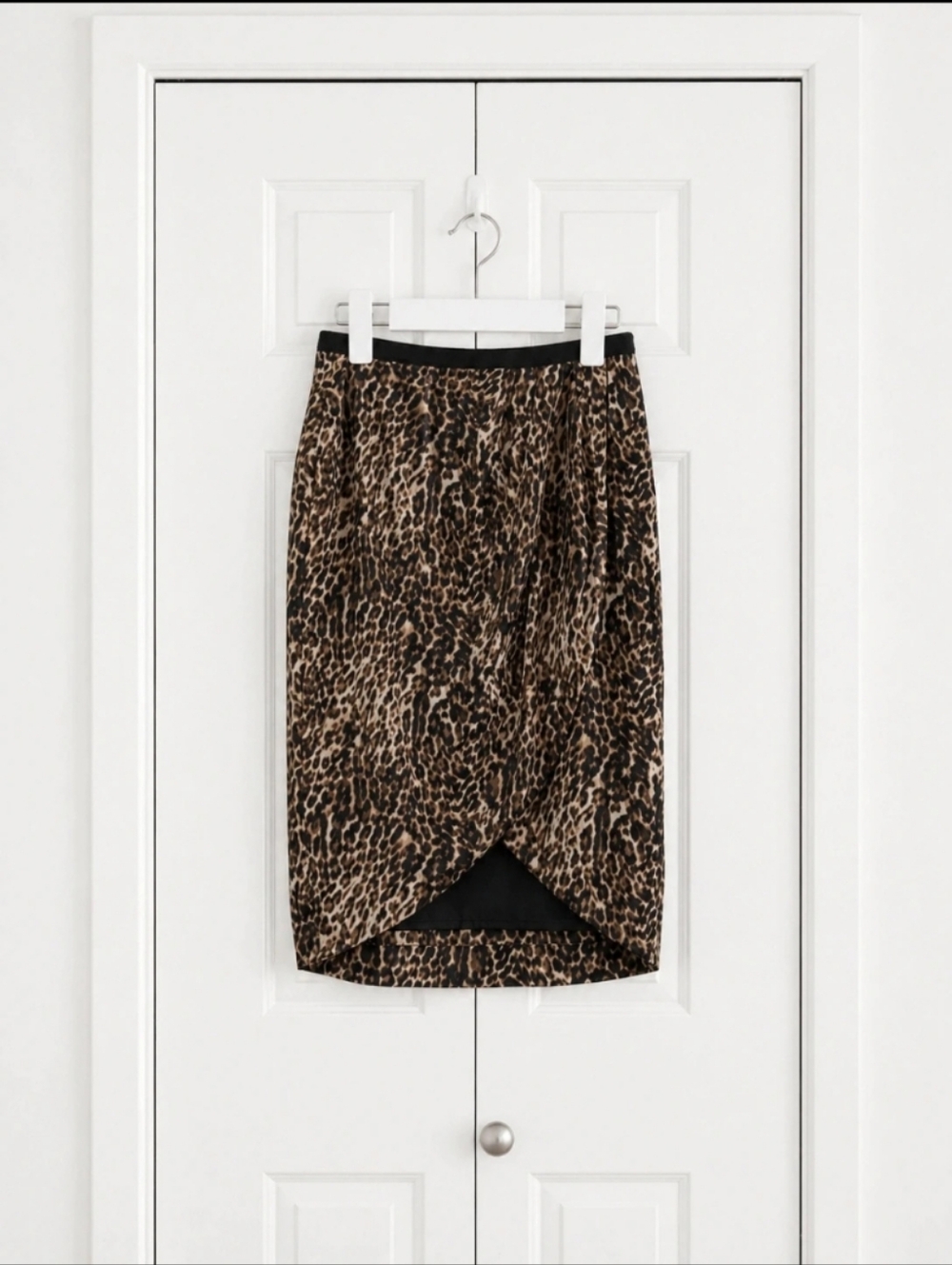 Worthington Women's Leopard Print Tulip Skirt Size 8